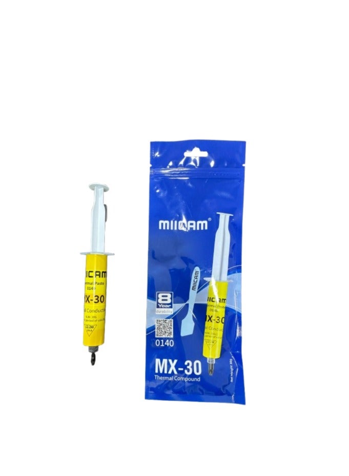 MX-30 (30 g) Ultimate Performance Thermal Paste, Laptop Graphics Card Heat Dissipation Paste, Long Durability, Safe Application, Suitable For CPU, Gaming Consoles, Graphics Cards, Laptops - Image 1